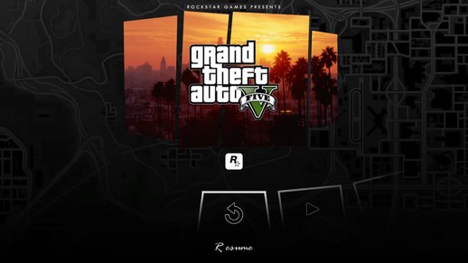 Simple GTA V Menu and Loadscreen HQ for Mobile