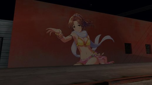 The Idolm@ster Mizuki Kawashima Summer Mural