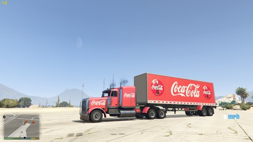 Coca-Cola livery for Phantom and semi-trailer