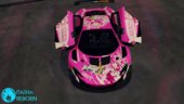 McLaren 650S Itasha Rozaliya and Liliya of Honkai Impact 3rd GT3