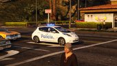 Portuguese Porto Municipal Police - Patrol - Nissan Leaf [ AddOn / Livery / Non-Els ]