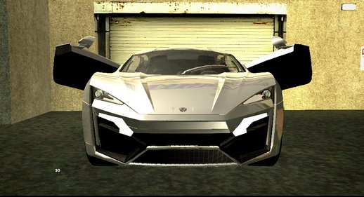 W Motors Lykan Hypersport DFF Only