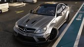 Mercedes-Benz C63 Black Series LibertyWalk 2014 [Add-On | Dirtmap | Template]