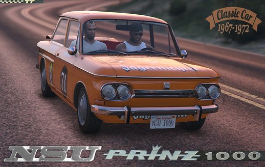 NSU Prinz 1000 TT [Add-On / Replace | Tuning | Liveries | LODS]