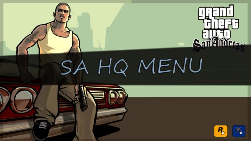 GTA SA HQ Menu