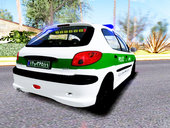 Peugeot 206 Iranian Police 