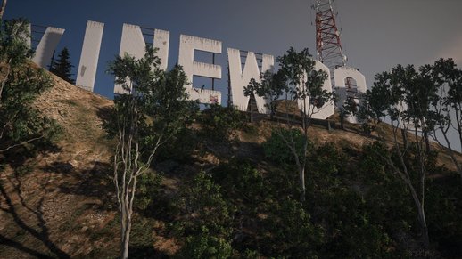 GTA V Vinewood Sign & Tower