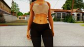 Fitness Muscled Girl Skin