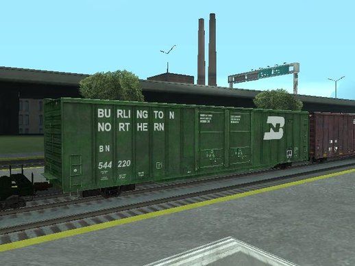 Boxcar Burlington Northern 60ft 