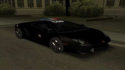 Lamborghini Aventador LAPD