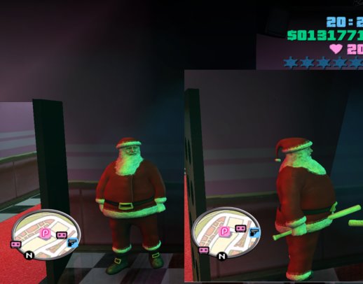 Santa Clous Model Player skin