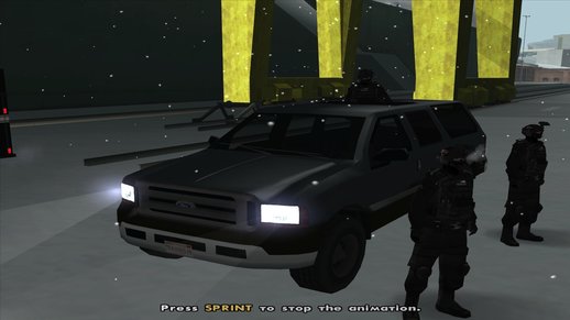 Ford Excursion SWAT Low poly