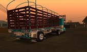 CHEVROLET C.O.E. MODIFICADO Y SEMITRAILER DE ESTACAS