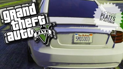 GTA V License Plates