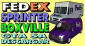 Mercedes Benz FedEX Boxville Sprinter