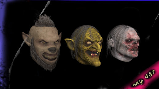 GTA V HALLOWEEN MASKS FOR CJ PART 2