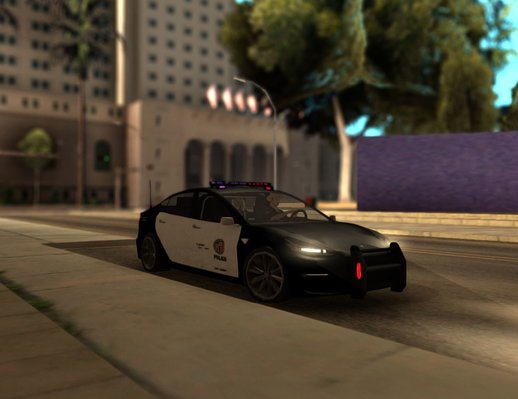 2017 Tesla Model 3 Lowpoly LSPD