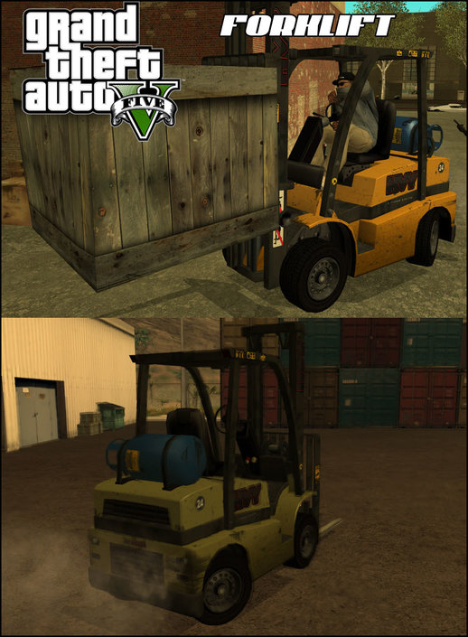 GTA V HVY Forklift