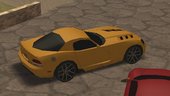 Dodge Viper SRT10 low poly