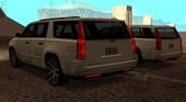 Cadillac Escalade 2016 lowpoly v3.0