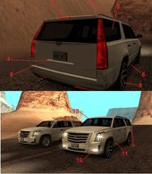 Cadillac Escalade 2016 lowpoly v3.0