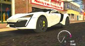 2016 W Motors Lykan Hypersport ( DFF ONLY )