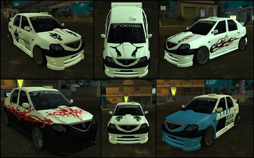 Dacia Logan Tuning Skin Pack