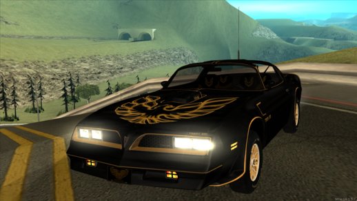 Pontiac Firebird Trans am 77 BlackOne