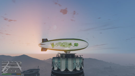 St Patrick's Day Blimp