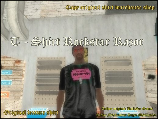 T-Shirt Rockstar Razor