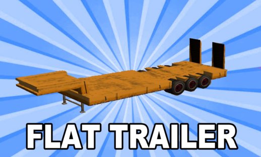 Lowboy Flat Trailer 6X6 [SA Style]