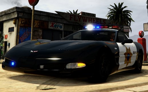 Chevrolet Corvette C5 Z06 Hot Pursuit Blaine County PD [Add-On | Template | Unlocked | ELS]