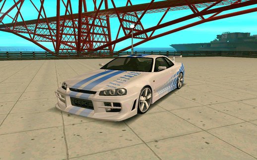 Paintjob Fast And Furious 2 Nissan Skyline 