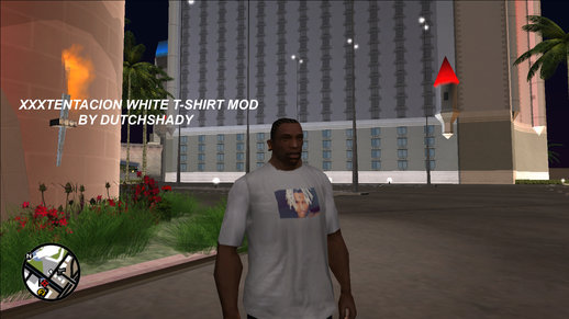 White XXXtentacion shirt (Kanye West style)