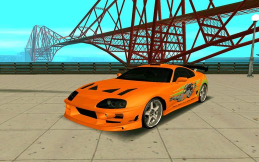 Paintjob Fast And Furious Toyota Supra