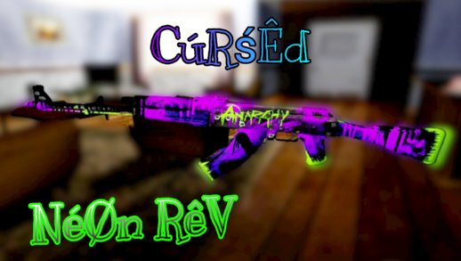 AK47 Neon Revolution Cursed