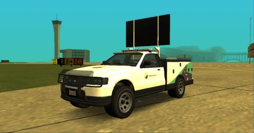 GTA V Vapid Utility Arrow Board LSDOT [VehFuncs, EML]