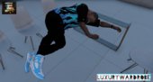 Luxury_Wardrobe Style Pack for Franklin Octopus t-shirt / Emporio Armani EA7 / Jordan 1 Retro High Off-White University Blue shoes