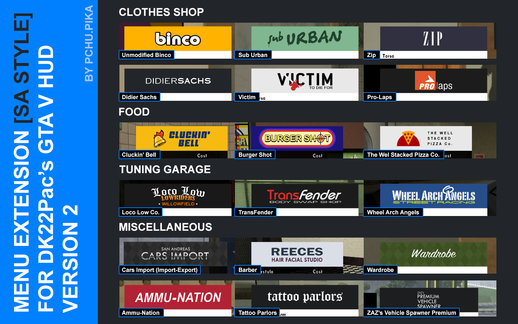 Menu Extension [SA Style] v2