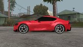 2019 Toyota GR Supra (A90) Low Poly