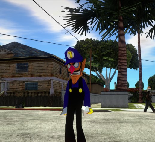 Waluigi from Mario Party 3