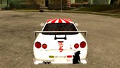 Paintjob for 1999 Nissan Skyline R-34 GT-R V-spec for Mobile