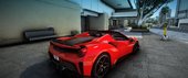 Ferrari Pista Spider 2019 [Add-On | Extras | Wheels | Animated Roof | LODs]