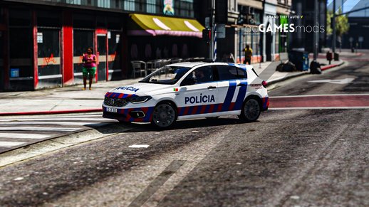 Portuguese Public Security Police - traffic brigade division - Fiat Tipo  [ AddOn / Replace ]