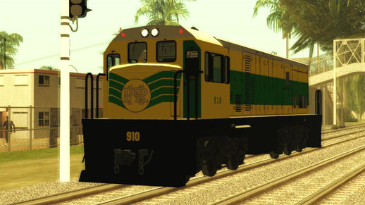 P.N.R G.E U14C DEL #910 (1986 Yellow-Green Livery)