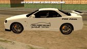 Paul Walker Tribute Paintjob for 1999 Nissan Skyline R-34 GT-R V-spec for Mobile