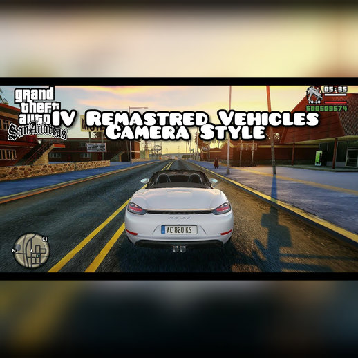 GTA SA IV Reamastered Vehicles Camera Style