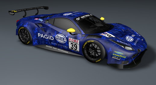 Ferrari 488 GT3 Hella Pagid Livery #39