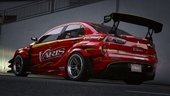 Mitsubishi Lancer Evolution X (CZ4A) (Varis | Team Orange) [Add-On | Template]