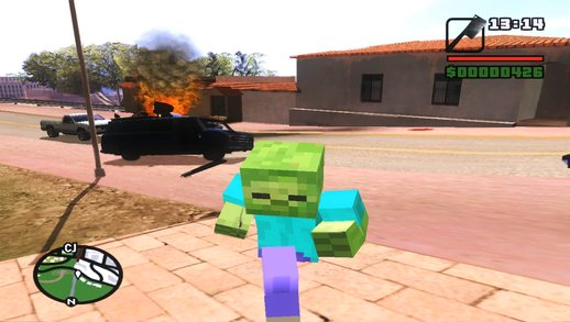 Minecraft Zombie (Classic/Programer´s Art)